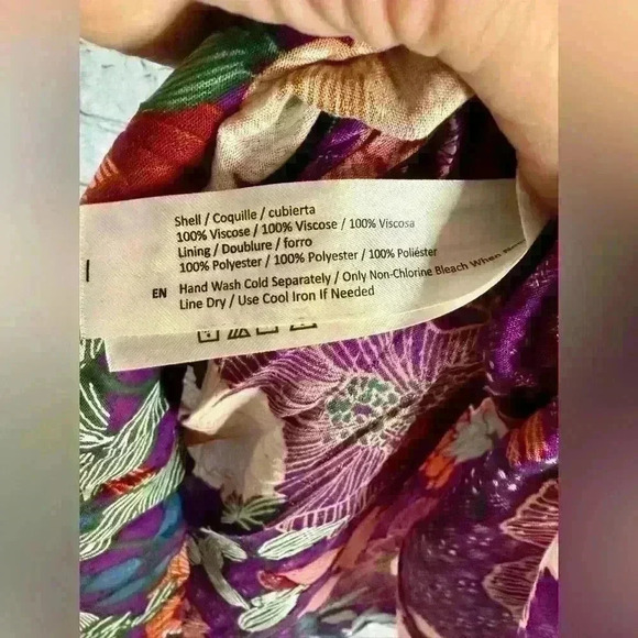 Band of the Free midi boho inspired Floral Smocked Dress - Size M. NWT - Picture 2 of 5